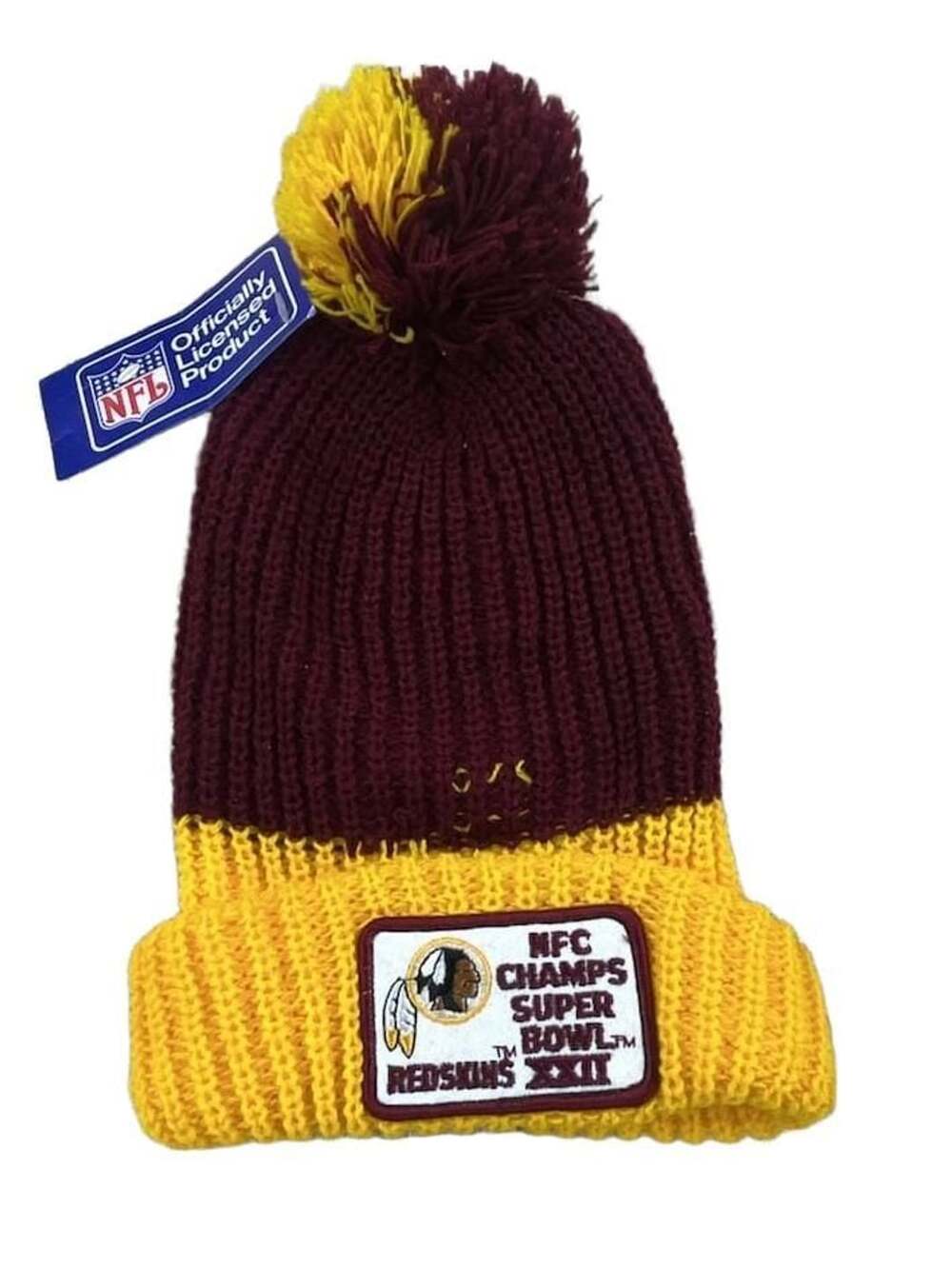 NFL Washington Redskins NFC Champs Super Bowl XXII Knit Beanie Hat NWT